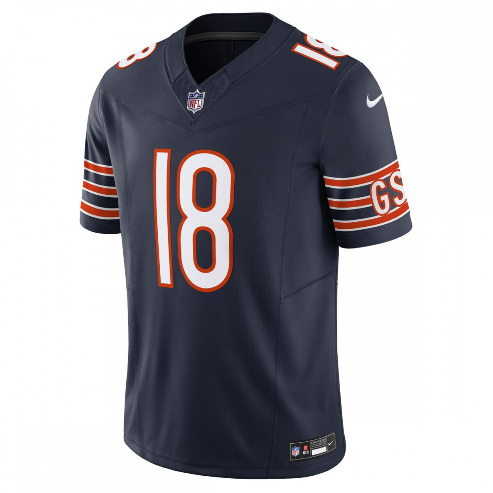 Caleb Williams Chicago Bears Nike Vapor F.U.S.E. Limited Jersey - Navy-GridironStore